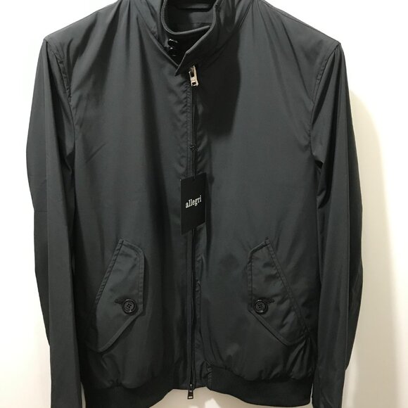 Allegri Milano luxury lightweight bombers, windbreak jacket 52/42US, L NWT$1095 - Picture 10 of 13